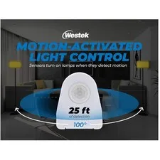 Motion Activated Light Control, 2-Pack - 25ft Range