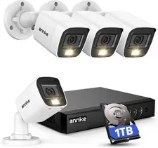 ANNKE 8CH 3K Lite 2MP CCTV Wired Security Camera System Outdoor, 1TB HDD | AI Hu