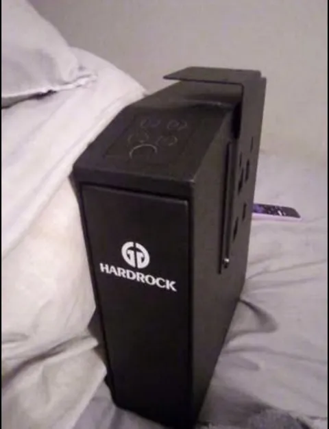 Hardrock Black Metal Security Safe w/ finger print & Digital Keypad and fi