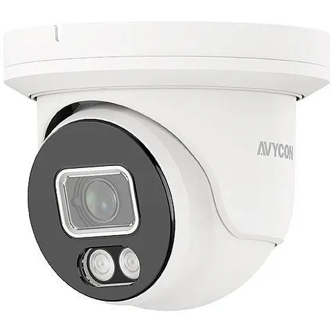 AVYCON AVC-NCE51F28 InfiniteColor 5MP H.265 IR Turret IP Camera 2.8mm, White