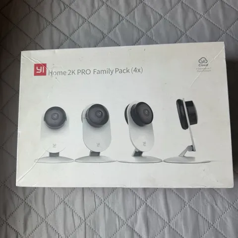 YI 1080p Home Camera Family Pack 4 in 1 WiFi Night Vision 2-Way Audio Open Box