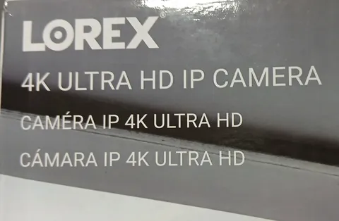 Lorex 4K Ultra HD IP Bullet Camera Wired Outdoor Weatherproof NV