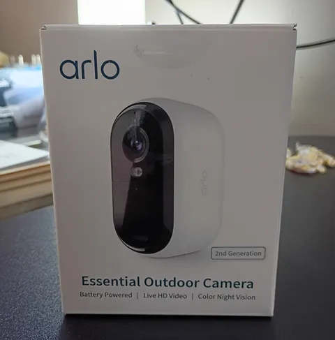 (New) Arlo Essential Outdoor Camera HD Wireless 1080p Security VMC2050