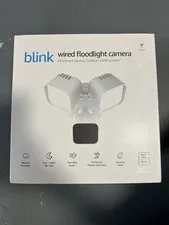 Blink Wired Floodlight Camera, Smart security camera, 2600 lumens, HD WHITE