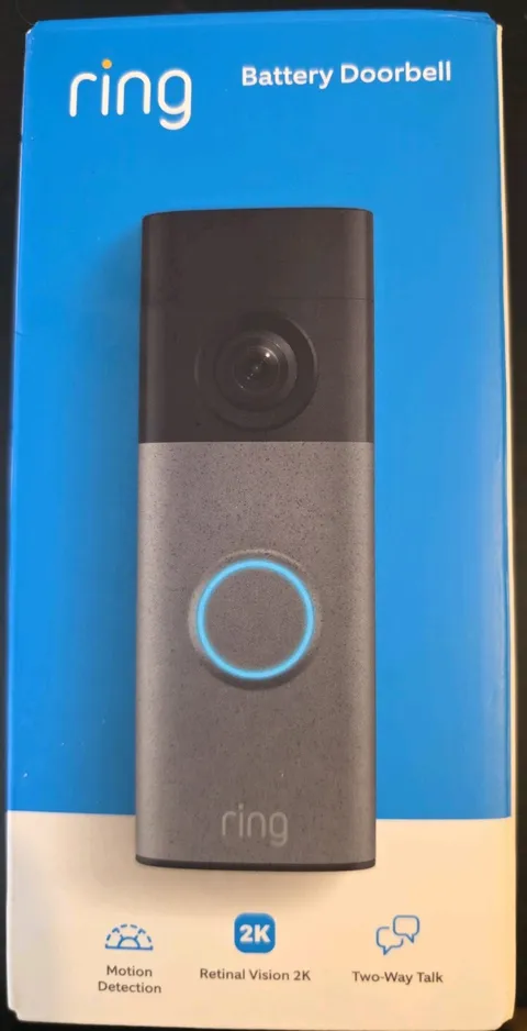 Ring Battery Doorbell 2nd Gen Speckled Gray