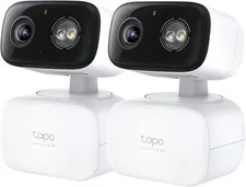 Tapo 2K Indoor/Outdoor Pan/Tilt Wired Security Camera, C216(2-Pack)
