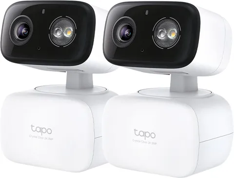 Tapo 2K Indoor/Outdoor Pan/Tilt Wired Security Camera, C216(2-Pack)