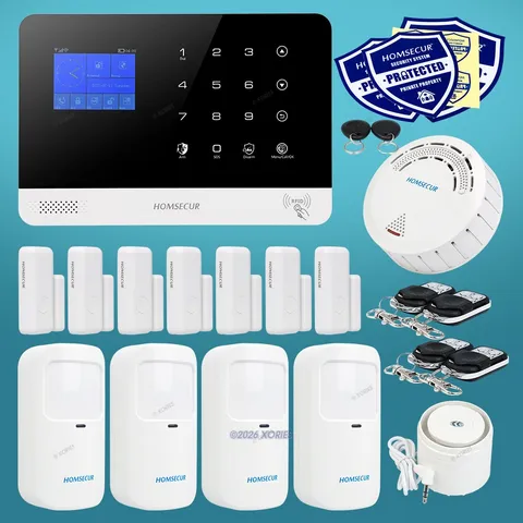 HOMSECUR Alarm System For Home Security Wireless WIFI 4G App Control Auto Dial