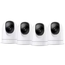 2K Wired Indoor Security Camera with 360° View, Motion Detection, 2-Way Audio, S