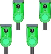 Solar Motion Sensor Alarm 130Db - 4 Pack for Home, Yard, Farm & More