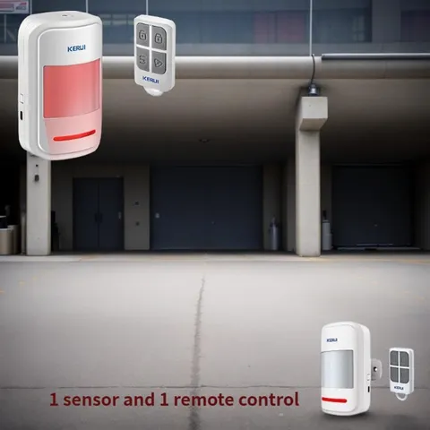 Infrared-Enabled Motion-Sensing Loud-Alert Portable Infrared Motion Sensor Alarm