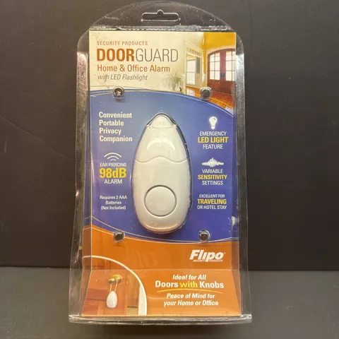 DOORGUARD Home & Office Alarm LED Flashlight Security Products Portable Privacy
