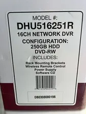 Digimerge 16 CH Network DVR 250GB HDD DVD-RW Model DHU516251R