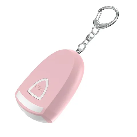 Personal Alarm Keychain Rechargeable with Light for Women Self Defense AntiWolf 