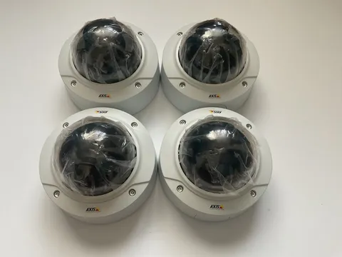 *LOT OF 4* Axis Dome PoE IP Network Camera P3225-LVE MKII Day Night In/Outdoor