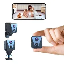 4K Mini Wireless Home Security Camera Nanny Cam with Night Vision and HD