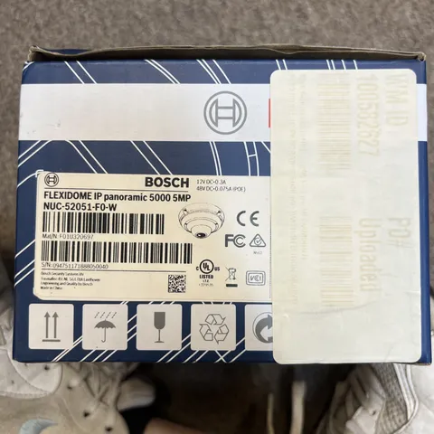 Bosch FLEXIDOME IP Panoramic 5000 5MP NUC-52051-F0-W Network Dome Camera New