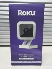 Roku 1080P Wi-Fi Outdoor Security Camera Night Vision Smart Home - CW2000R New