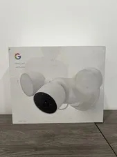 Google Nest Cam with Floodlight Outdoor Camera -Snow (GPLE9) -(New Sealed)