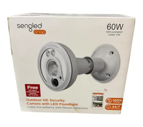 Sengled Snap Outdoor HD Security Camera & LED Floodlight WiFi Person Detection