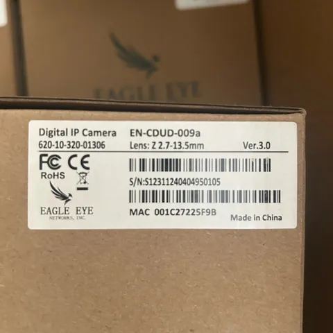 Eagle Eye Networks EN-CDUD-009a CameraS Lot of 8 ($1,000 or $125 EACH)