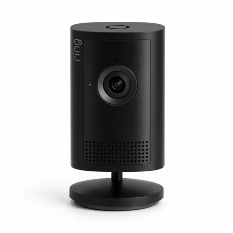 Ring Indoor Cam Plus - Retinal 2K Plug-In Security Camera (Black)