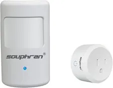Upgraded Plug-in Motion Activated Light Control, Wireless Motion Detector and...