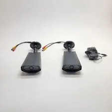 2 Wired Security Cameras Defender 21146