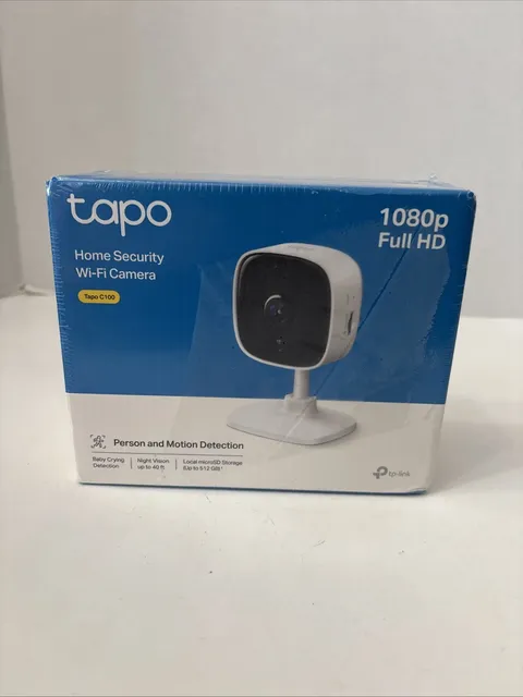 Tapo 1080P Fu HD Indoor Security Camera, Baby Monitor, Night Vision, C100
