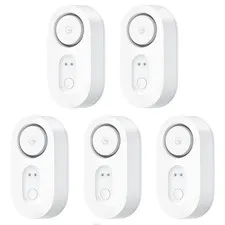 Water Leak Detector 5 Pack Alarm Sensor Probes Basement Kitchen Bathroom Flood A