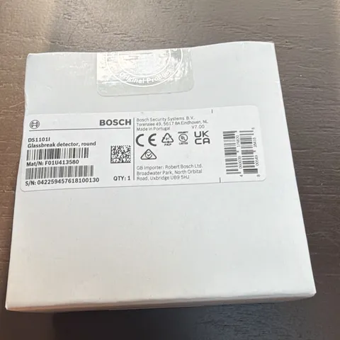 Bosch DS1101i Wired Indoor Glass Break Detector, White, Round