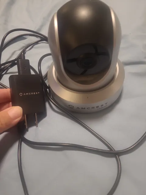 Amcrest IP2M-841B Indoor Pan/Tilt 1080P WiFi IP Security Camera Silver Parts OLY