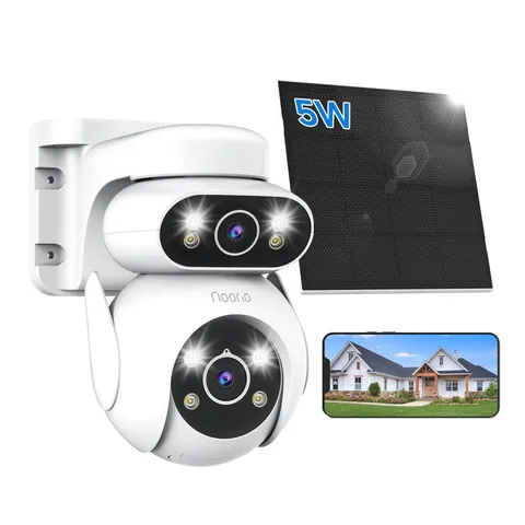 Noorio 4G LTE Cellular Solar Security Camera Wireless Outdoor