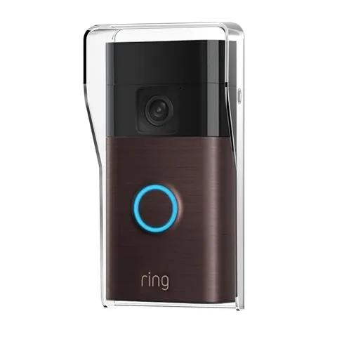 Doorbell Cover, Transparent PC Material Rain All Models Waterproof Protector ...