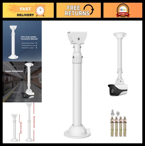 Adjustable Extendable Mounting Pole for Security Cameras, CCTV Ceiling Bracket 1