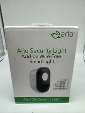 Arlo Indoor/Outdoor Smart Home Security Light Motion Sensor Add On AL1101-100NAS