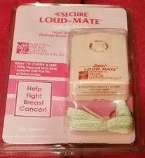 Panic Alarm Personal 130dcb Loud-Mate SLM-1P Safety Battery Operated  