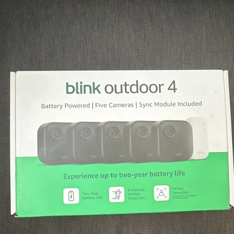 Blink Outdoor 4 5-Camera Battery Wireless 1080p Motion System w/ Sync Module