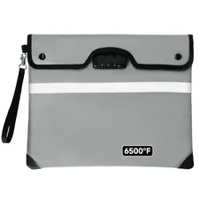 Fire Proof Bag for Documents with Lock Waterproof 9-Layer Heat Insulated
