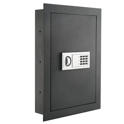 Paragon Electronic Hidden Wall Safe Flat Jewelry Handgun Security Home Office 