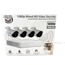 Night Owl 4-Channel 1080p DVR Security System 1TB 4 Cameras WMBF-441-1080