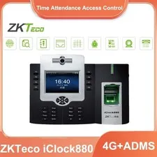 ZKTeco Iclock880+4G+ADMS 3.5" TCP/IP Fingerprint Time Attendance Machine System