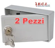 2 Pièces LINCE Spa 593BA130 Protection Aluminium Pour Lecteurs de Clés 3 Porte