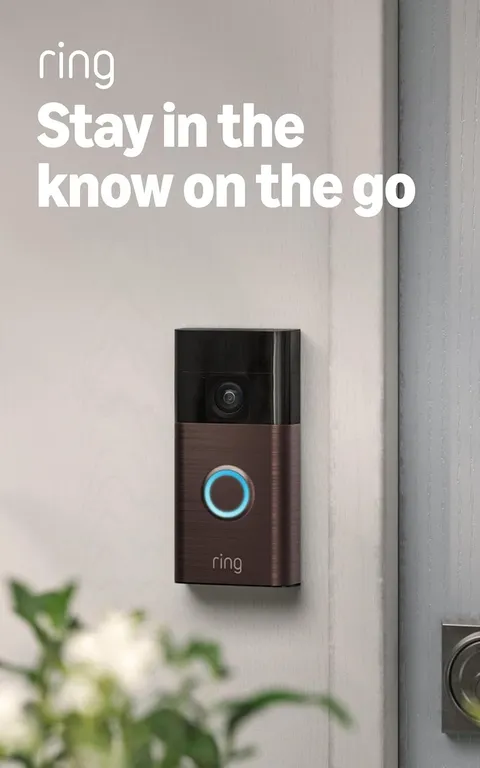 Battery Doorbell, Home or Business Security with Head-To-Toe Video, Live View wi