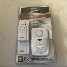 Defiant Wireless Home Security Door Window Alarm Kit  Zone Stand Alone 6 pieces