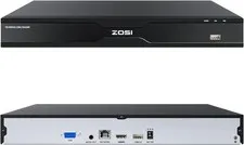ZOSI 32Ch NVR Video for Security Camera System Work with PoE/WiFi Camera No HDD