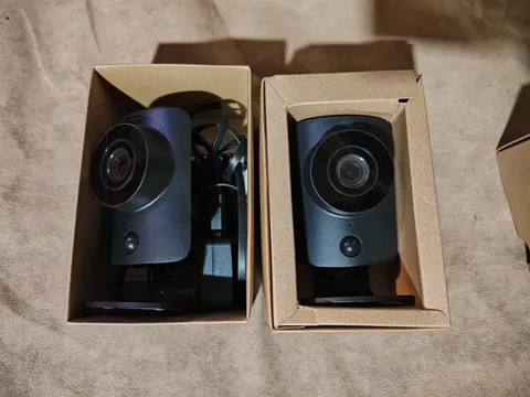 SimpliSafe Lot - 2 SimpliCam SSCM1 Cams Tested Working - And Some FREE SS Extras