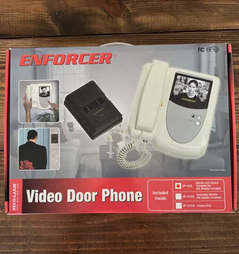 Seco-Larm Enforcer DP-121Q Video Door Phone Intercom Security Camera Kit NEW