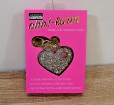 Ahh!-larm Super Loud Personal Alarm Panic Button New Glitter Confetti Color