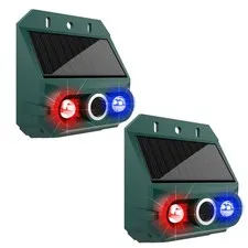 ˇSolar Motion Sensor Alarm With Strobe Light For Yard Security